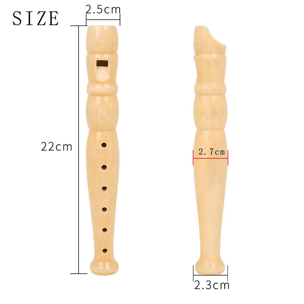 1Pc Orff Professional Treble Flute 8-Hole/6-Hole Soprano Clarinet Woodwind Instruments Suitable For Children/Music Enthusiasts