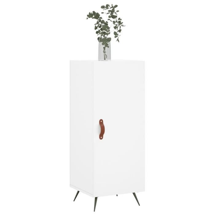 VidaXL Buffet blanc 34,5x34x90 cm bois d'ingénierie 828508