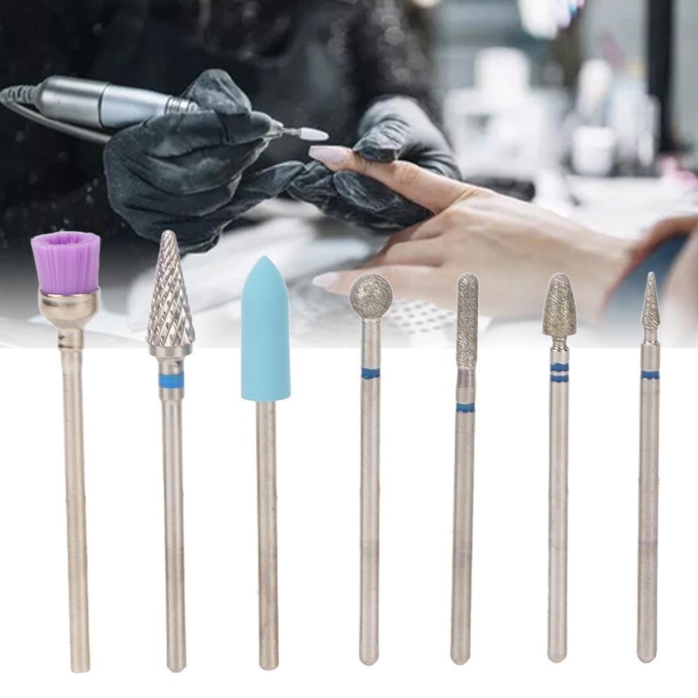 7pcs Fast Removal Function Acrylic & Gel Polish Removal Bits For Acrylic Tips