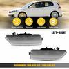 2PCS Lens Clear Front Bumper Side Marker Lights For 2010-2014 VW MK6 Golf GTI
