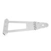 Trapez Saitenhalter 6 Saiten Gitarre Brücke Teile Metall für Akustik Jazz Bass Silber