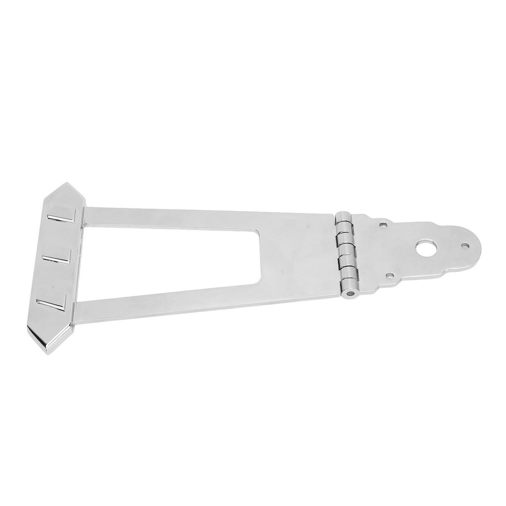 Trapeze Tailpiece 6 String Guitar Bridge Parts Metal for Acoustic Jazz Bass Silver
