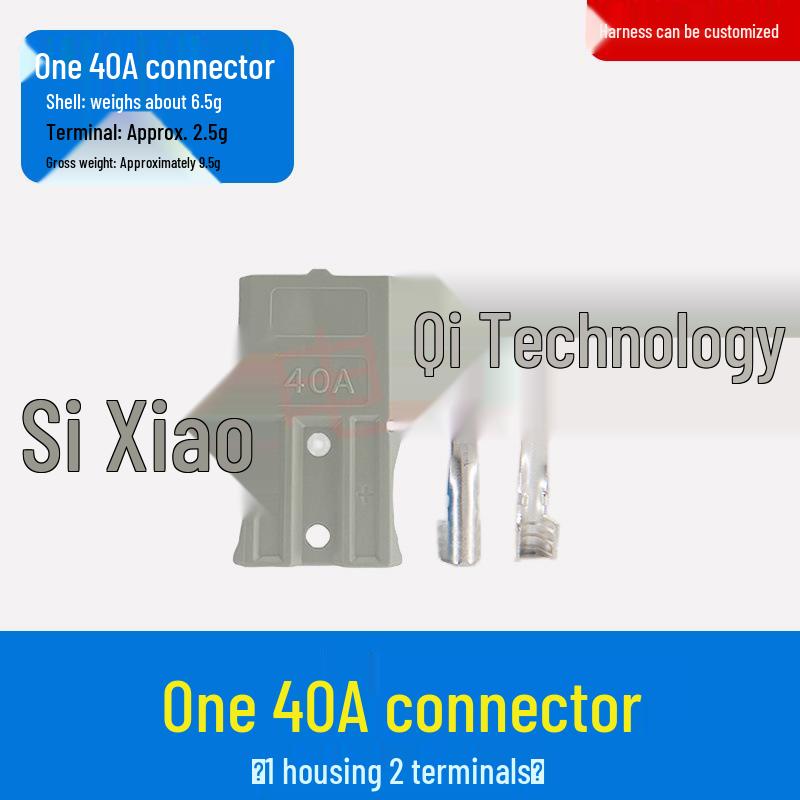Anderson Electric Forklift Battery Charging Connector Plug for 50A, 80A, 120A, 175A, and 350A.