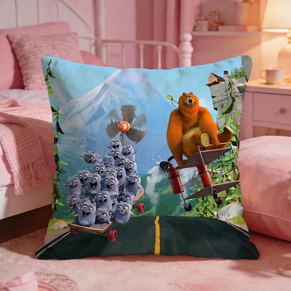 GGrizzy the Lemmingss Cushion Cover Premium Comfort Reversible Pillow Cove Two in One Design for Any Room Car Interior
