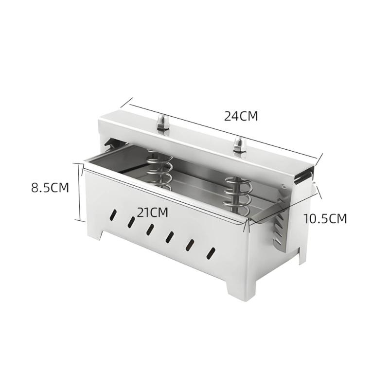 Commercial Grade 1KG Stainless Steels Meat Molder For Burgers Bacons Patties Kitchen Tool Includes Cheesecloth
