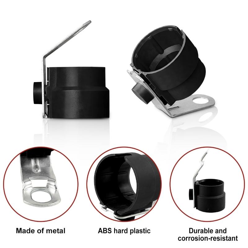 Metal Tow Hitches Fastener Easy Setups Universal 7Pin 13Pin Trailer Plug Holder Heavy Load Capacity For Camping