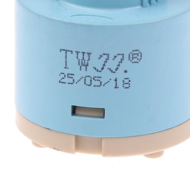 1Pcs Plastic Ceramic Cartridges Ceramic Disc Cartridges Mixer Faucet Thermostatic Cartridges Faucet Disc Valve For Mixer 35/40Mm