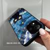 Case for Xiaomi Redmi Note 17 5G 4G Anime Black Cat Starry Cloud Print Phone Cover Acrylic Hard Back Shell With Flexible TPU Edge