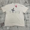 Unisex Unisex Unisex Casual Ceunisext White Saint Tshirt Top Quality Cotton Oversized Tee Tops Vintage Mechanical Dancer Print T Shirt