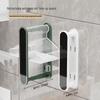 HUIHUADU Extendable Drill-Free Wall-Mounted Balcony Storage Rack