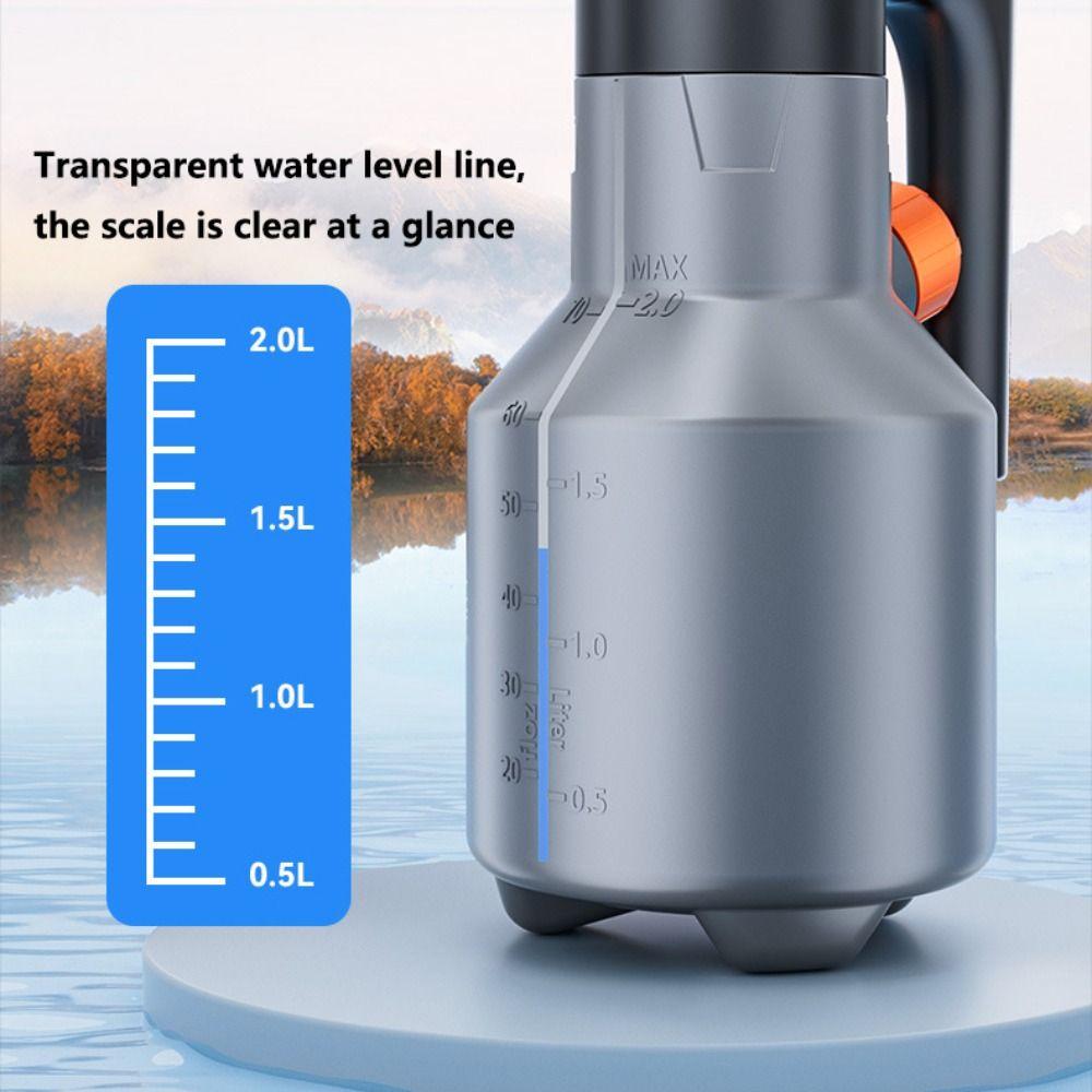 Handheld Electric Foam Sprayer 2L Foam Spray Bottle  For Car Wash Home Cleaning