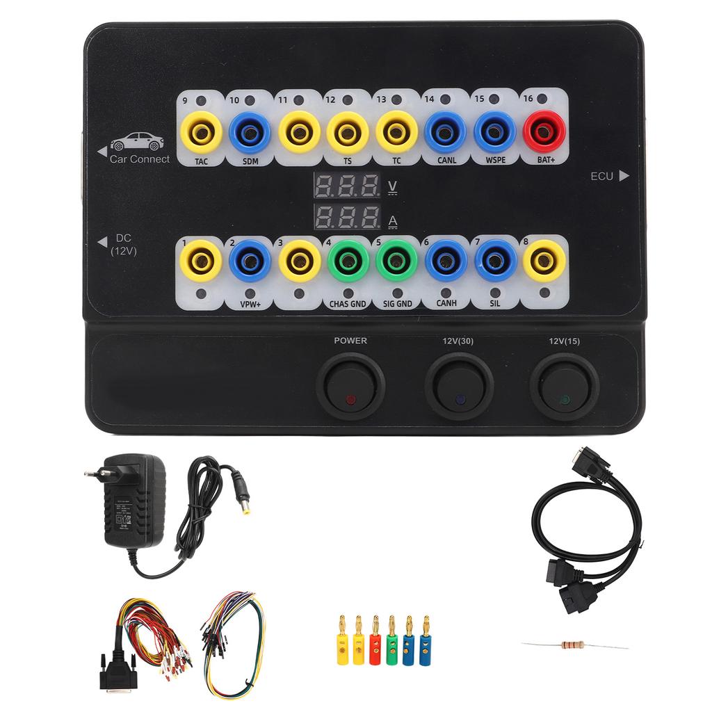 For GODIAG GT100+ ECU Bench Connector OBDII Breakout Protocol Detector Box EU Plug 100?240V Car Diagnostic Tool