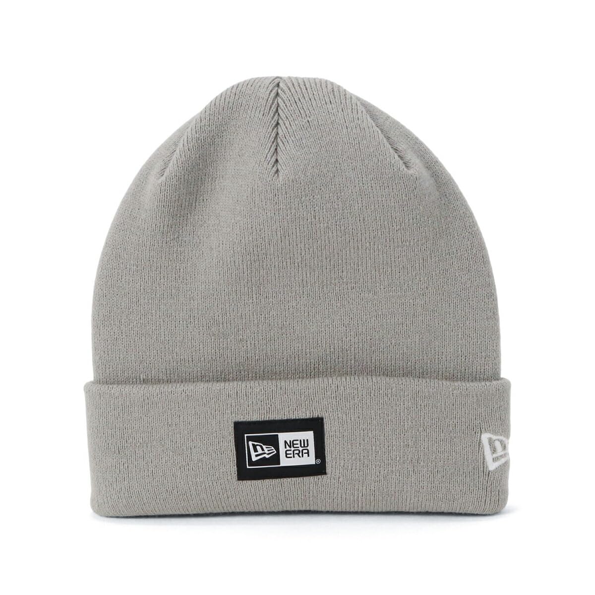 Шапка-бини New Era с логотипом Box Logo, серая, серый