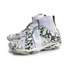 Li Ning Ranger 4 Fabric Slip Resistant Support Slip Resistant Support High top Badminton Shoes Women's White AYAP008-4
