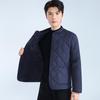Men's Winter Cotton Windproof Lining Jacket - Lightweight Long-Sleeve, Thickened Collarless Layering Coat, Hot Seller