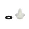 100pcs/set White Door Panel Clips Plastic Bumper Clips Durable Retainer Clips  Car Interior