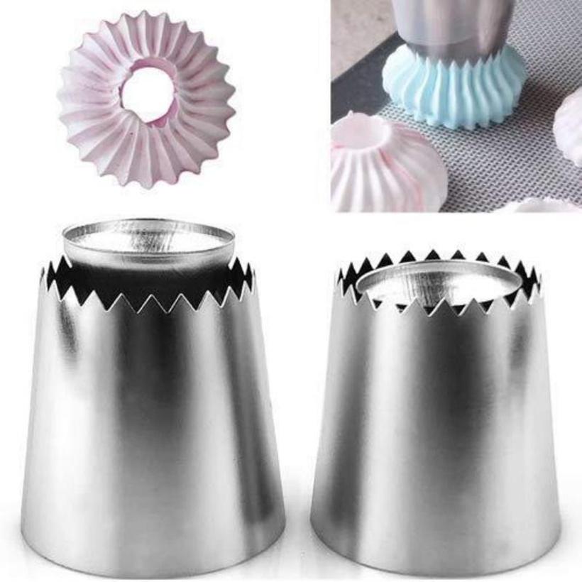 Reusable Stainless Steel Icing Piping Nozzles Pastry Tips Kitchen Cookies Cupcake Decorating Nozzle Cream Making Tools