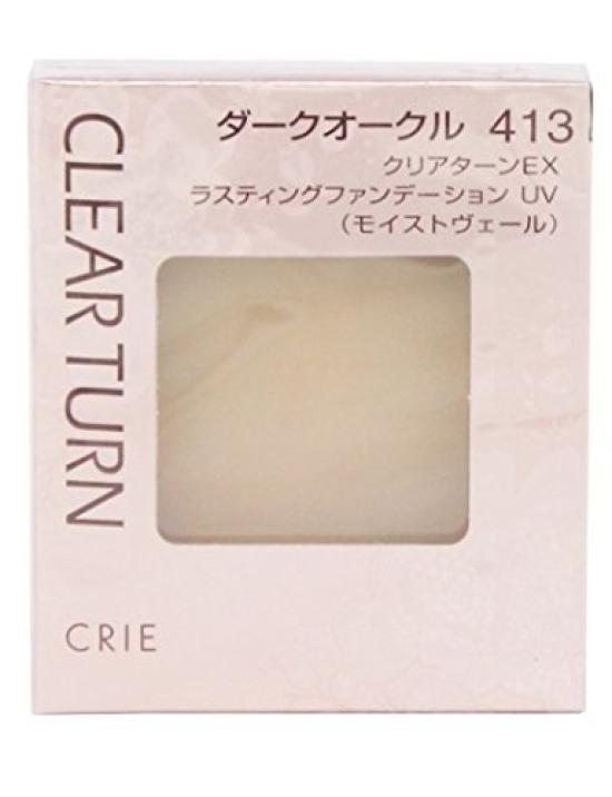 

CRIE Clear Turn EX Lasting Foundation UV Dark Ocher (Moist Veil) #413 9.5g