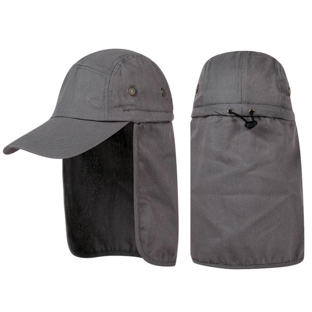 Sunscreen With A Cape Extended Brim Go Fishing Sunscreen Cap Peaked Cap Fisherman Hat Hat