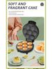 7-Hole Electric Mini Pancake & Tart Maker with Large Capacity and Constant Temperature Control