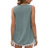Round Neck Loose Sleeveless T-shirt Tops, Undershirts Women