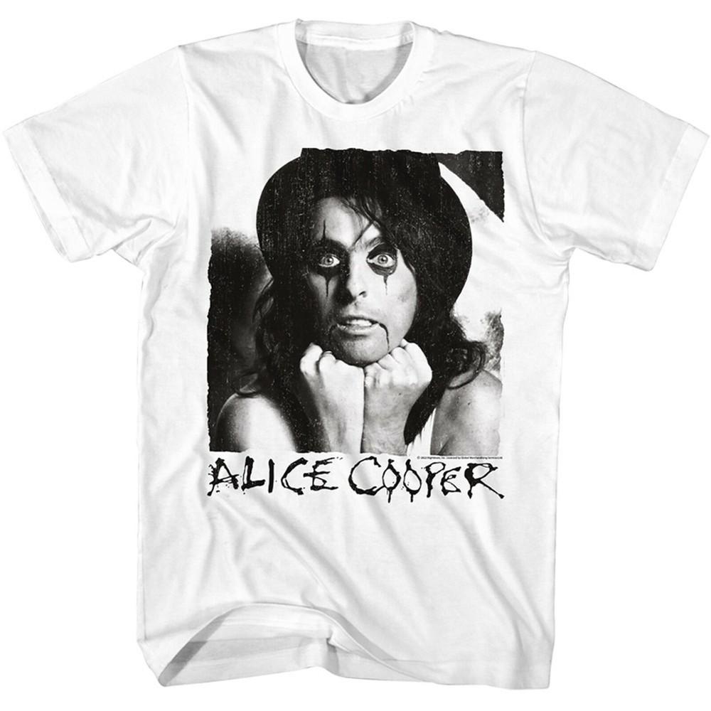 ALICE COOPER cd lgo ALICE ICON ФОТОГРАФИЯ Официальная РУБАШКА LRG Новый кошмар Унисекс Футболка M