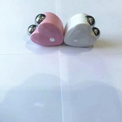Nuevo Instrumento de Belleza de Microcorriente Love Rodillo de Doble Cabeza Bola Mágica Masajeador Facial Rodillo V Facial Masaje Facial