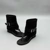 2025 Fashion Open-toed Herringbone Sandals Inner Height-increasing Short Boots Belt Buckle Spring and Summer New Trouser Boots Two Wear Cool Boots