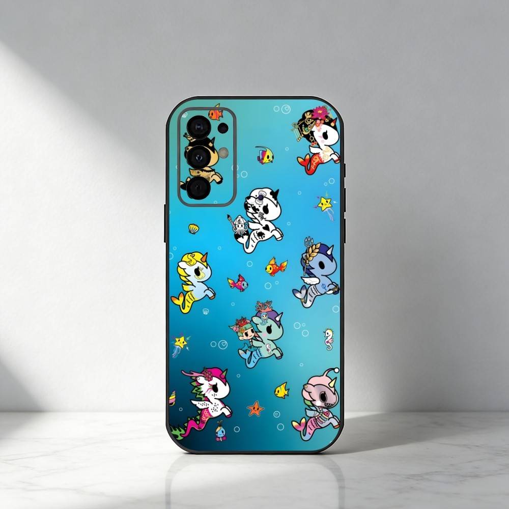 Japanese Pop T-Tokidoki-i Culture Phone Case For Samsung S25,S24,S21,S22,S23,S30,Ultra,S20,Plus,Fe,Note,5G Black Cover