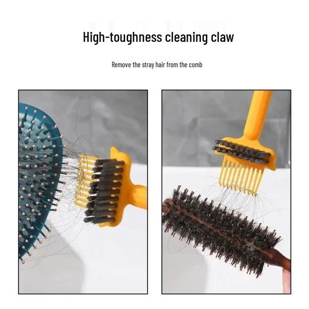 Scalp Massage & Curling Comb for Women: Perfect for Long Hair