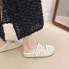 Mode Fad Weben Mesh Ballerinas Damen Hausschuhe Designer Klassische Pantoletten Schuhe Lässige Wandersandalen 2025 Sommer Neu Zapatillas De Mujer