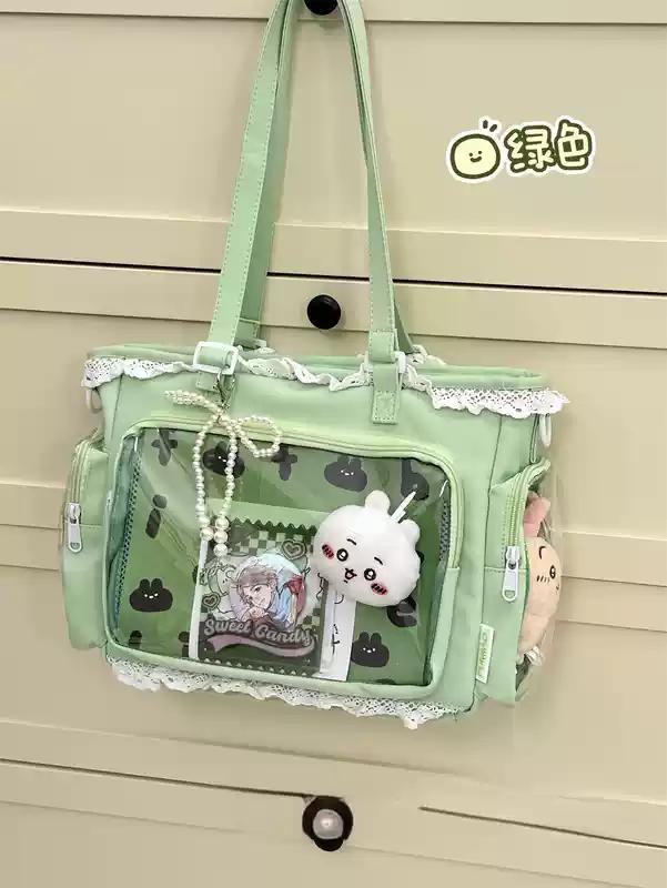 Ballet Girl Has A Large Appetite Itabag Japanese Two-Dimension Single Shoulder Cross Body Goods Bag Gift For Friends