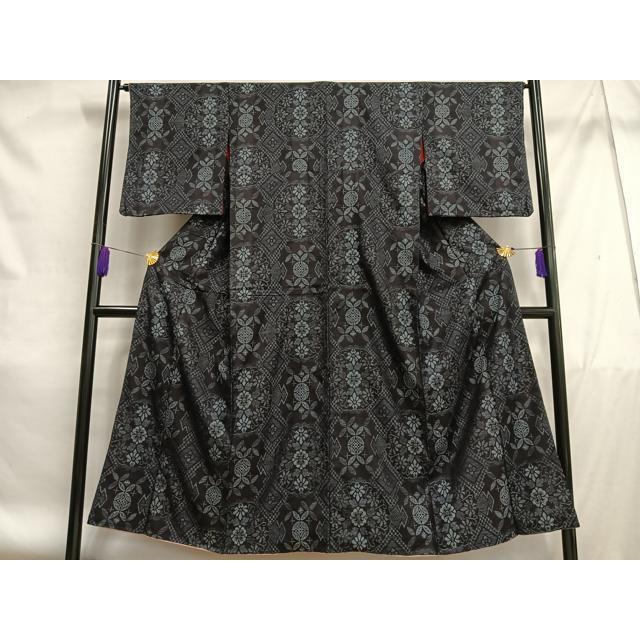 Heiwaya Kimono High-quality pongee, decorative flower pattern, pure silk, masterpiece AABE7715oa