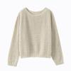 Premium Wear Pullover Baby Camel Fleece Blended Wool Knitted Sweater Jacket Women's Loose Sweater