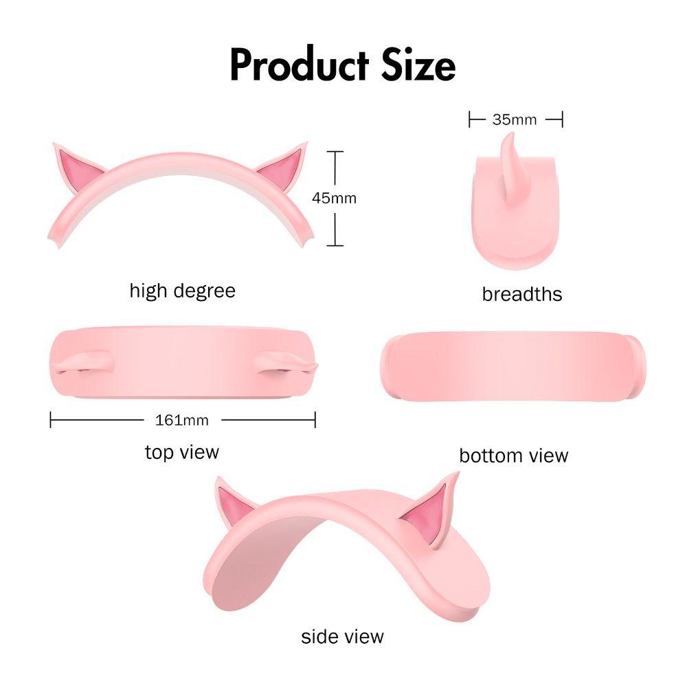 Silicone Headband Cover Decorative Headphone Cushion Top Pad Headband Protector for AirPods Max