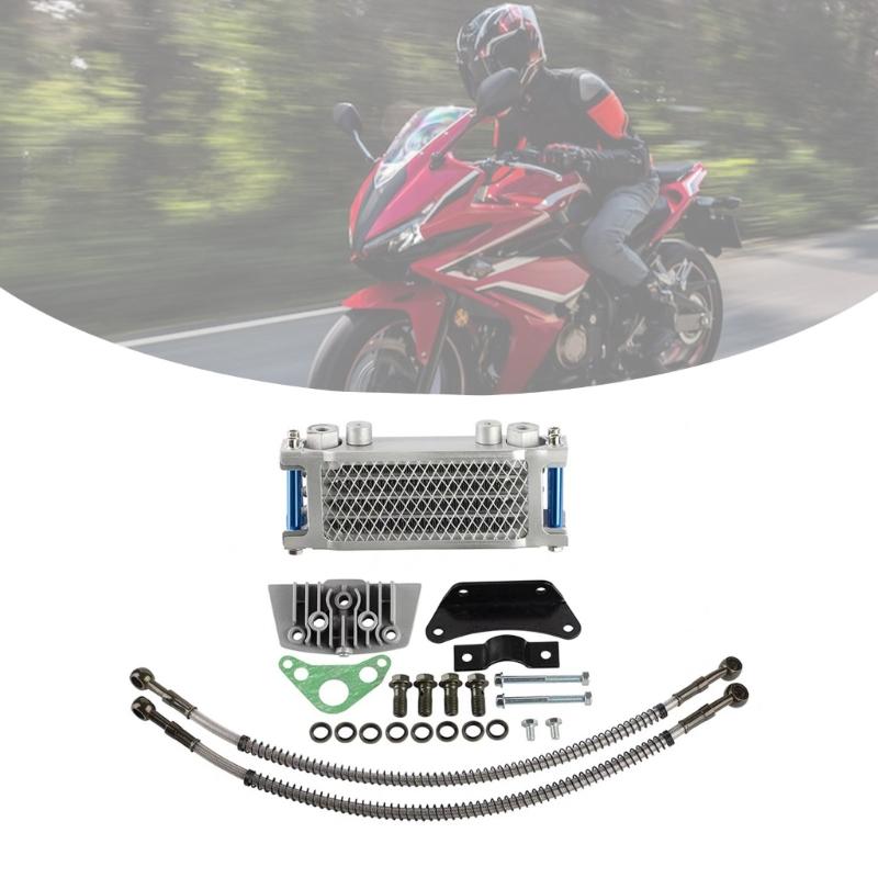 Motorcycle Cooling Radiator Engine Kit Universal for KLX 50 70 90 110 125 140CC Dirt Pit Modification Oil Coolers