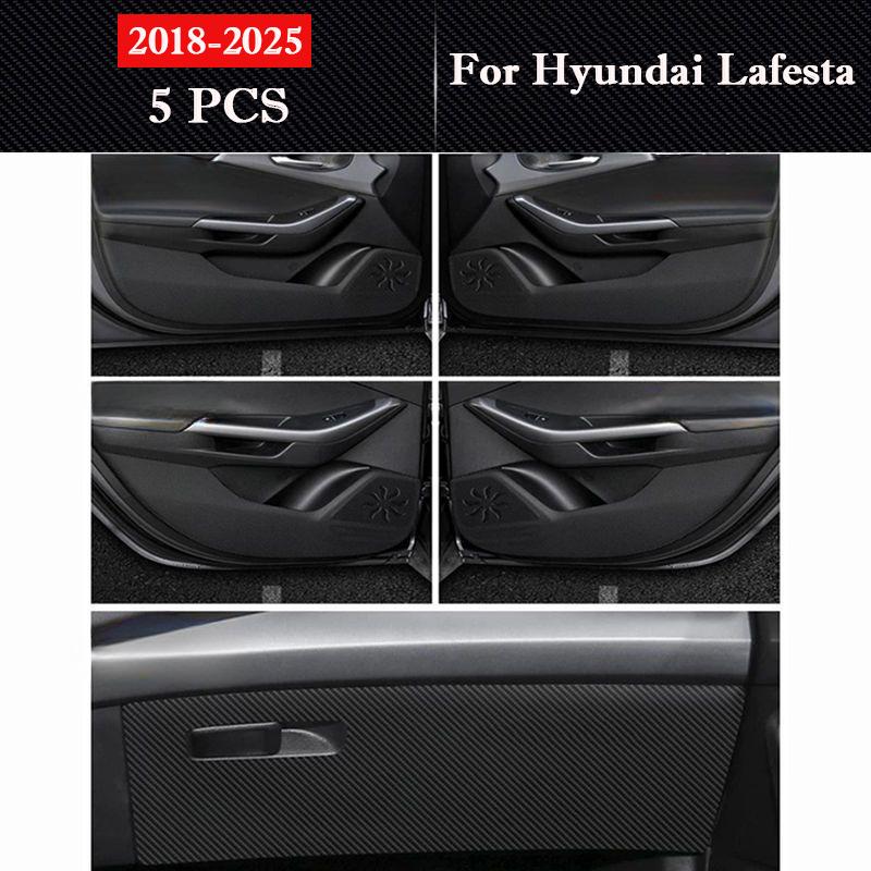 Für Hyundai Lafesta 2018-2026 Auto Tür Anti-Tritt-Pad Leder Innenraumschutz Schmutzabweisender Aufkleber Matte Auto Dekor Zubehör