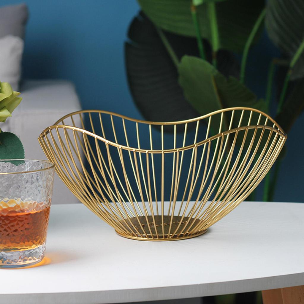 Creative Desktop Fruit Basket , Decoration Large Capacity Organizer Kitchen Bowl for Living