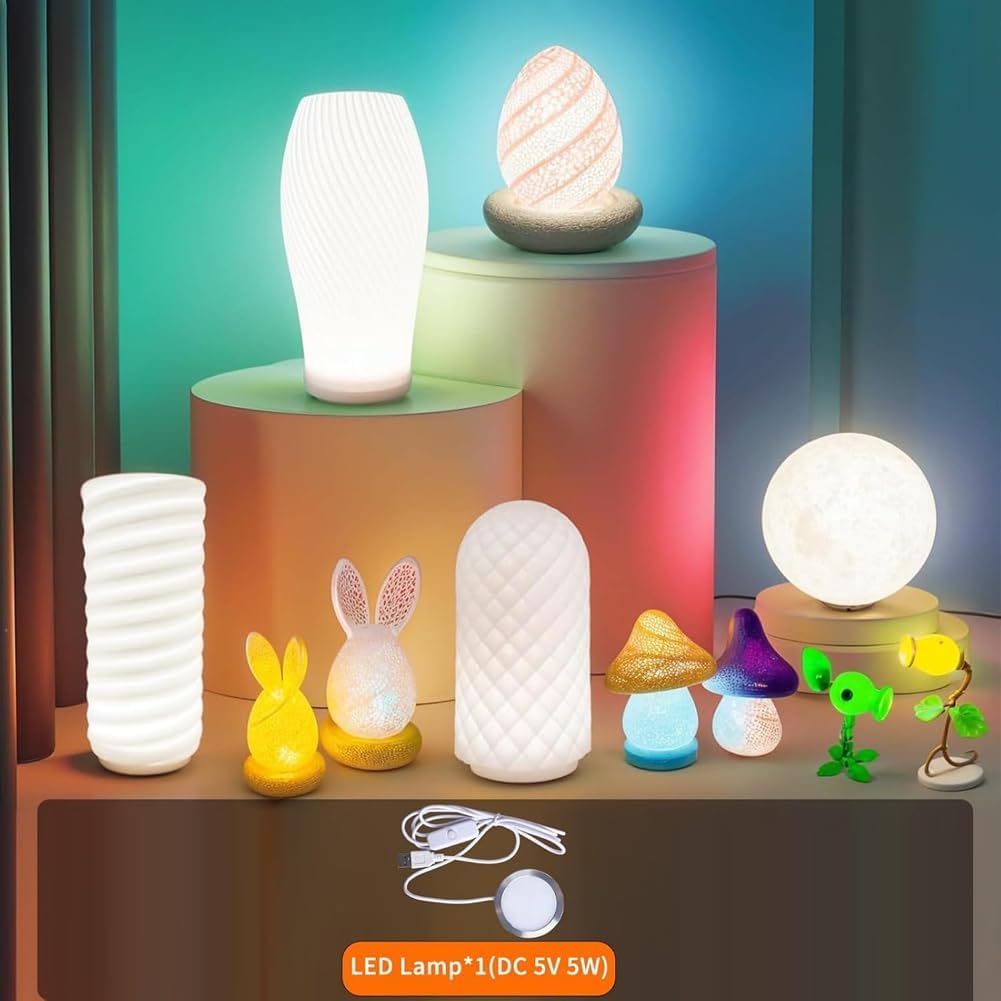 USB Ultra Dünne Aluminium LED Leuchte 5V 5W 8cm für Schränke Downlight