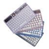 Transparent Wireless Bluetooth-compatible Keyboard Mute Lightweight Portable Compatible For Ipad
