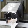 Pet & Cat Door with Magnetic Closure for Easy Entry/Exit - Available In Small, Medium, Large for Doors, Curtains, and Kennels.