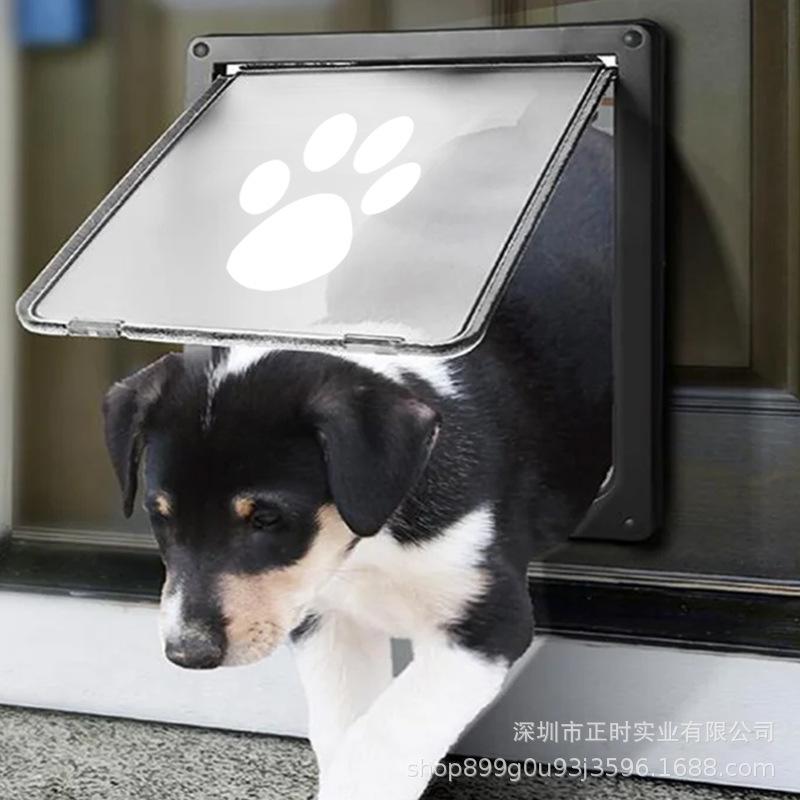 Pet & Cat Door with Magnetic Closure for Easy Entry/Exit - Available In Small, Medium, Large for Doors, Curtains, and Kennels.