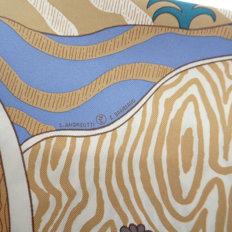 HERMES   scarf yellow silk Women