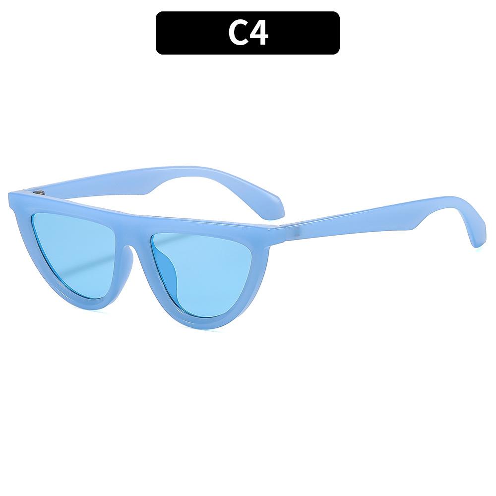 Women's sunglasses - unisex fashion half-moon cat eye sunglasses