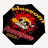 1 Stück Blossom Powerpuff Girls Automatisches Öffnen/Schließen, 8-Rippen Stabiler Rahmen Kompakter Reiseschirm für Herren & Damen S1222077
