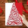 Christmas Tree Embossing Die Cuts Christmas Theme Cutting Dies for Christmas Card Making Scrapbooking DIY Album Craft