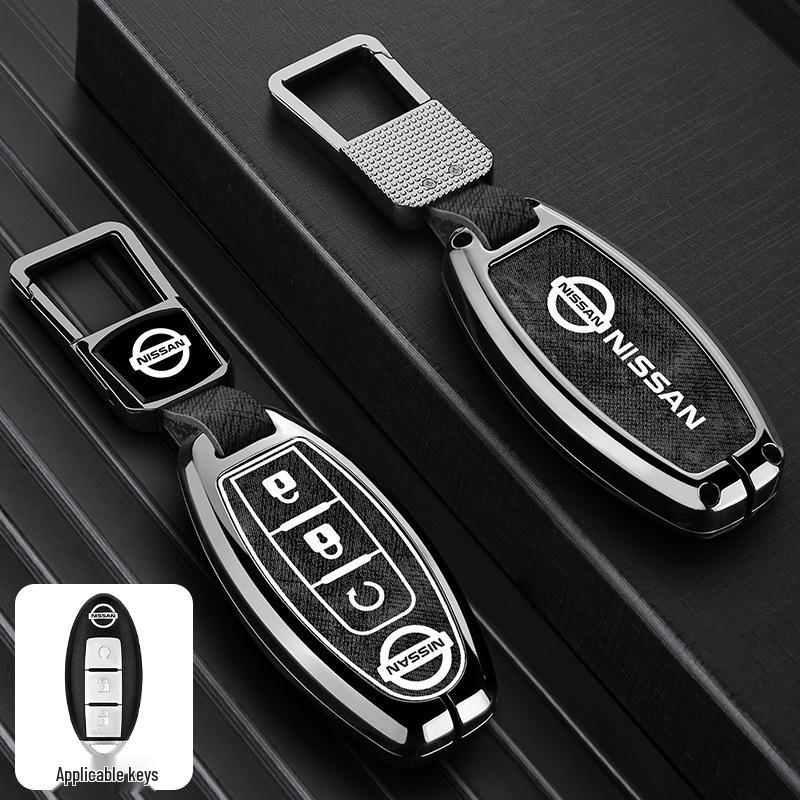 Nissan Key Case: Metal Cover for Sylphy, Terra, Tiida, Qashqai, Murano, Kicks