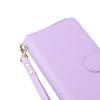R20 For Samsung Galaxy S24 Ultra Case PU Leather Zipper Pocket Phone Cover