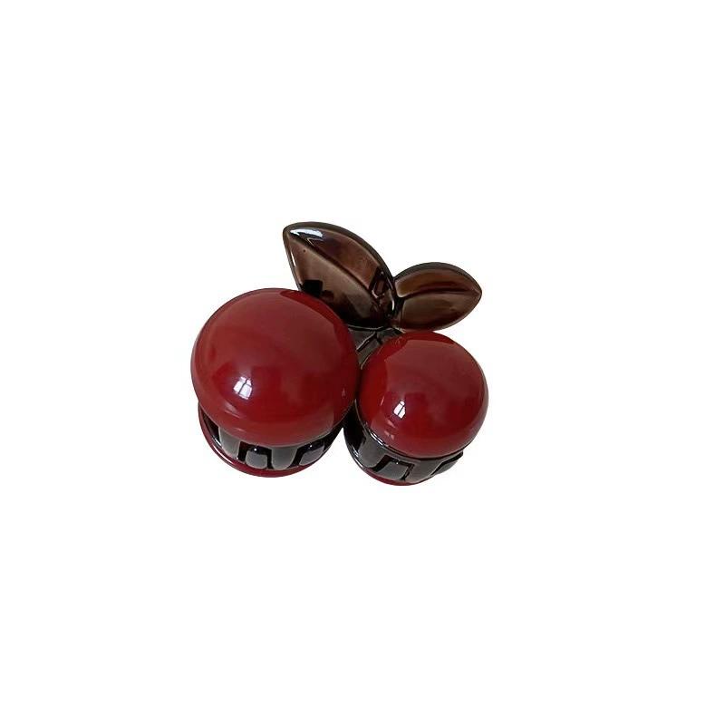 Pinze per Capelli Frutta Ciliegia Stile Coreano Donna Colorate Carine Eleganti Fermagli Estivi Moda Copricapo Accessori Capelli Femminili