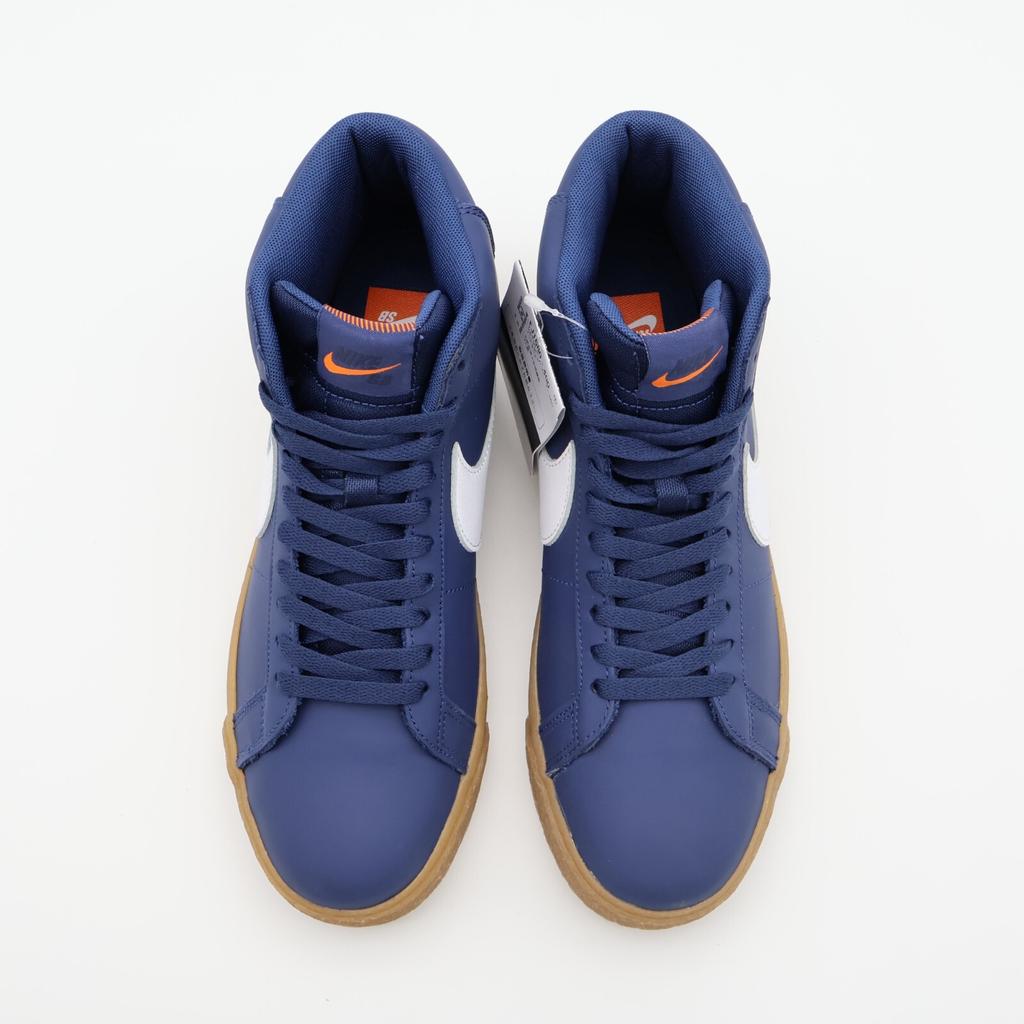 FJ1680-400 Nike SB Zoom Blazer Mid ISO Orange Label Navy Gum (Men's)